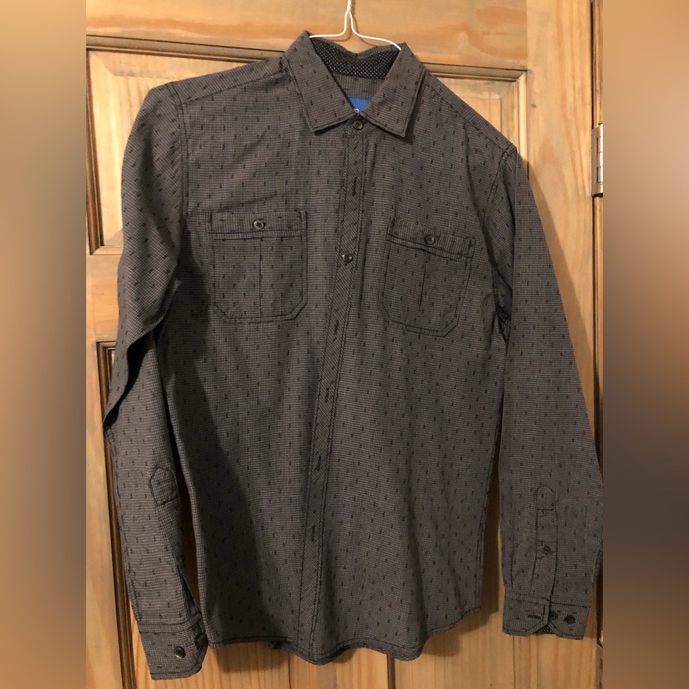 Brandon Maxwell Gray Dress Shirt
